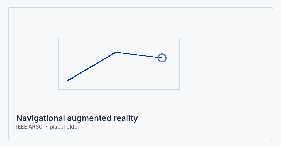 Placeholder thumbnail for the ARSO 2024 navigational augmented reality paper