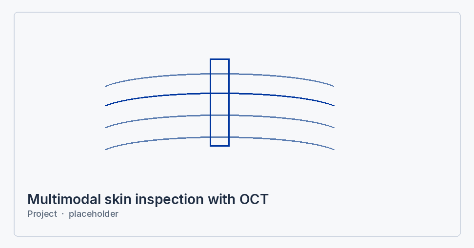 Placeholder thumbnail for the OCT skin inspection robot